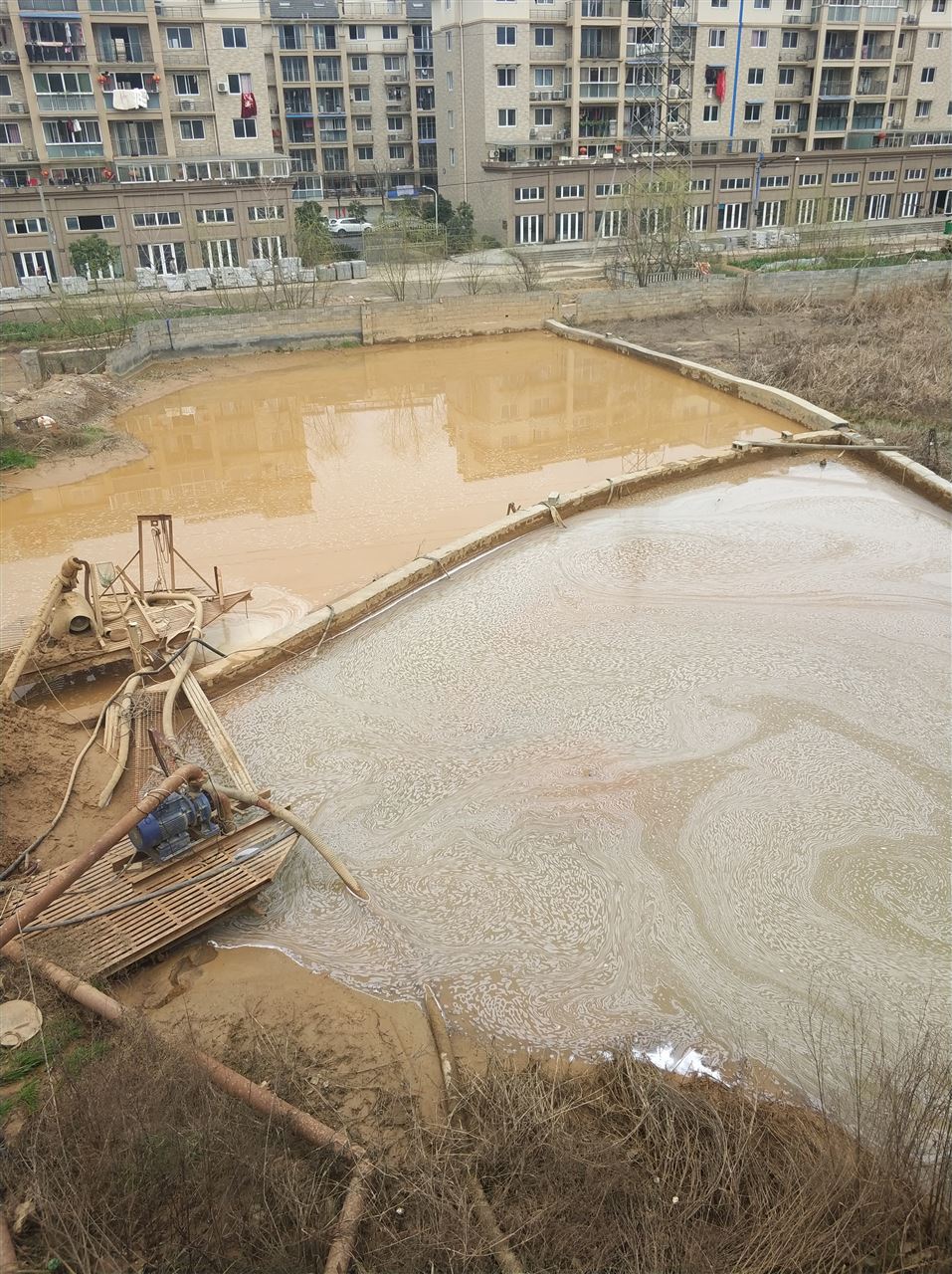 大厂沉淀池淤泥清理-厂区废水池淤泥清淤